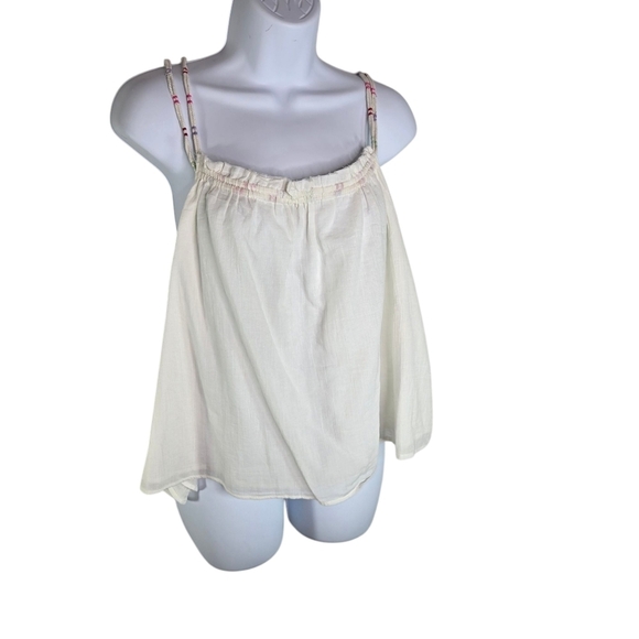 Zara Tops - Zara ivory gauze hippie boho strappy summer sleeveless tank top new